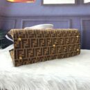 Fendi 中号 Peekaboo X-Tote FF 图案面料 咖啡色/黑色