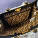 Fendi 中号 Peekaboo X-Tote FF 图案面料 咖啡色/黑色