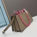 Fendi Moonlight 包，采用 ROMA 徽标小牛皮，黄色