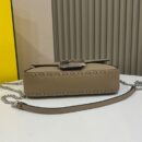 Fendi Nano F 小牛皮包，绿色