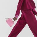 Fendi 中号 Sunshine 购物袋 ROMA 标志小牛皮卡其色