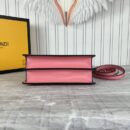 Fendi Mini Peekaboo Cut 包 白色小牛皮包