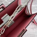 Fendi Mini Peekaboo Cut 包 白色小牛皮包