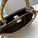 Fendi Moonlight 包，采用 ROMA 徽标小牛皮，黄色