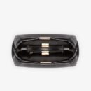 Fendi 中号法棍包，橙色拼接皮革
