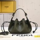 Fendi Mini Pomodorino 水桶包 绿色小牛皮包
