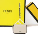 Fendi Nano F米色小牛皮包