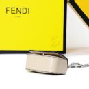 Fendi Nano F米色小牛皮包