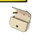 Fendi Nano F米色小牛皮包