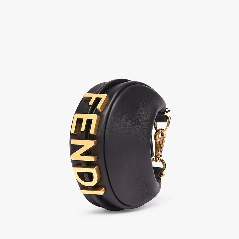 Fendi Mini Pomodorino 水桶包 棕色小牛皮包