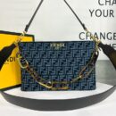 Fendi Mini Pomodorino 水桶包 绿色小牛皮包