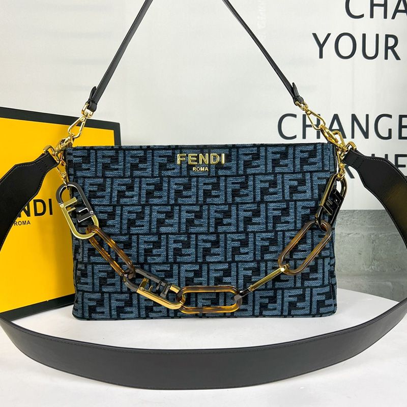 Fendi Mini Pomodorino 水桶包 绿色小牛皮包