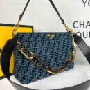 Fendi Mini Pomodorino 水桶包 绿色小牛皮包