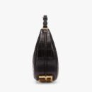 Fendi 大号斜挎包，采用 FF 图案面料，棕色