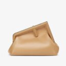 Fendi Mini Peekaboo Cut 包 白色小牛皮包