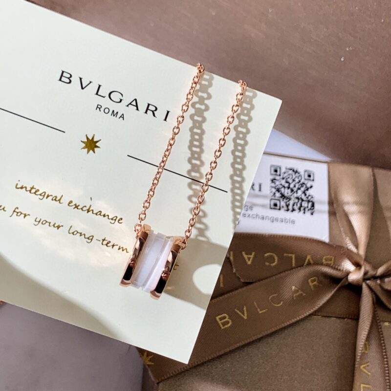 BVLGARI宝格丽经典款黑白陶瓷项链 - Image 7