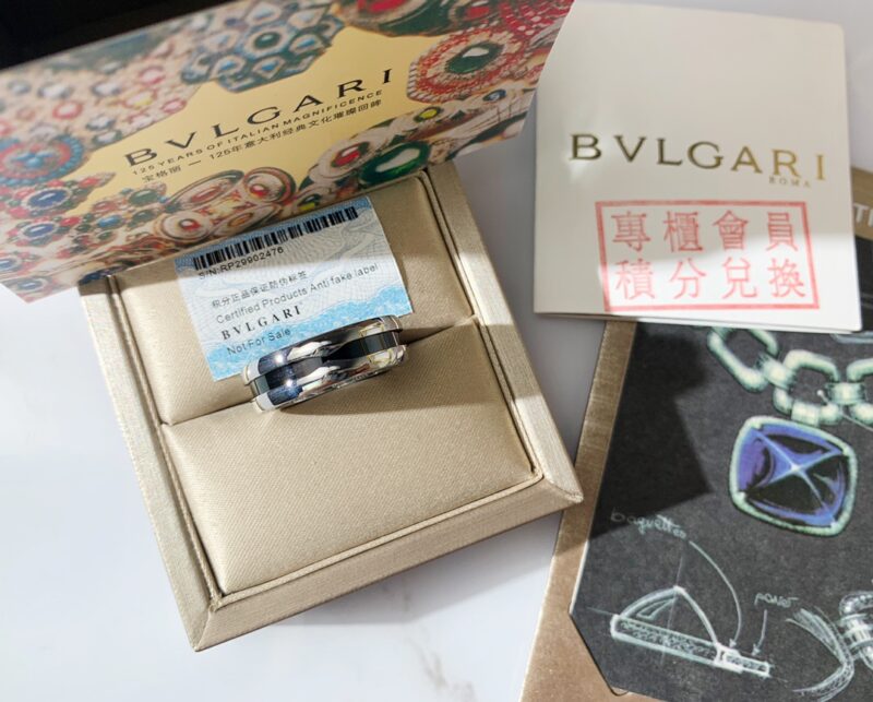 BVLGARI宝格丽慈善款小红人戒指 电镀v金材质 - Image 3