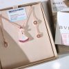 BVLGARI宝格丽 DIVAS’ DREAM 七夕限定款白贝粉钻项链