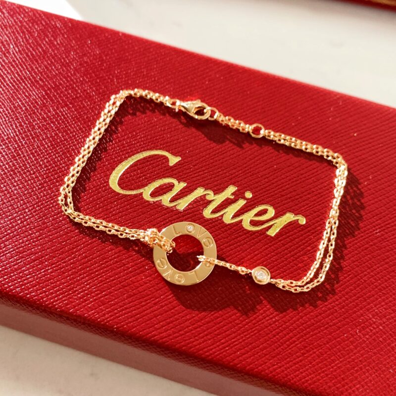 CARTIER卡地亚LOVE系列双链 手链 - Image 7