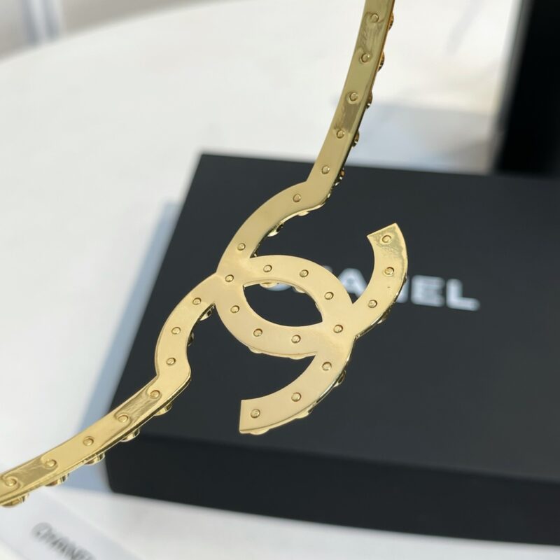 CHANEL香奈儿双c珍珠发箍 - Image 9