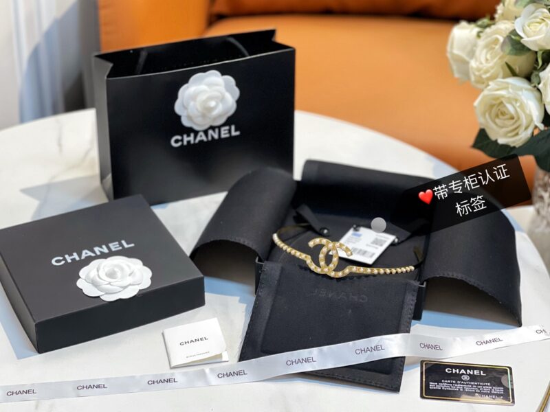 CHANEL香奈儿双c珍珠发箍 - Image 2