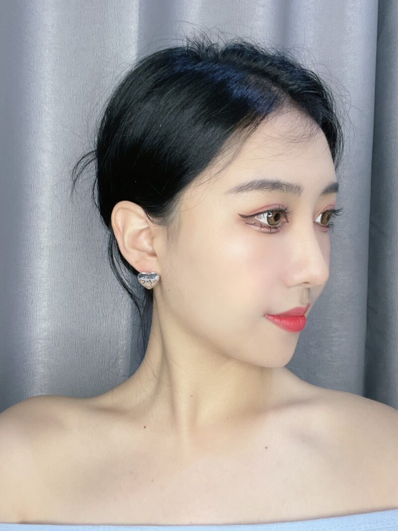 ☀Gucci古驰桃心猫咪耳钉耳环 - Image 7