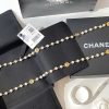CHANEL香奈儿纽扣珍珠毛衣链项链