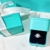 ☑️TIFFANY& CO.蒂芙尼莫桑钻石戒
