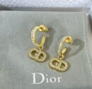 ☑️DIOR迪奥满钻 CD耳钉耳环