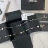 ☑️CHANEL香奈儿双c桃心项链毛衣链