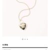 CHANEL香奈儿双c金色桃心毛衣链项链