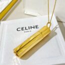 Celine赛琳金色凯旋门瓶子项链