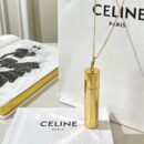 Celine赛琳金色凯旋门瓶子项链