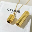 Celine赛琳金色凯旋门瓶子项链