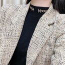 ☑️CHANEL香奈儿双c光面开口项圈项链