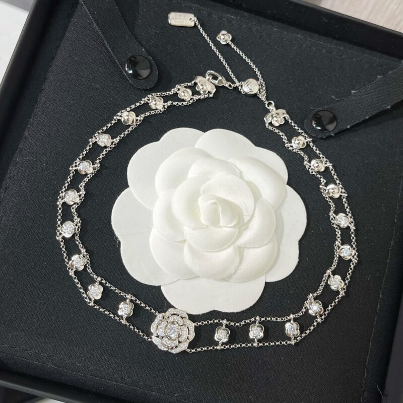 ☑️CHANEL香奈儿双c双层山茶花项链 手链 - Image 7