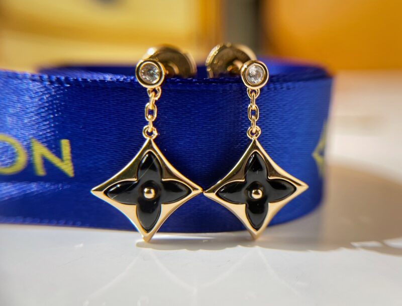 Louis Vuitton 路易威登 lv菱形贝母耳钉耳环 - Image 8