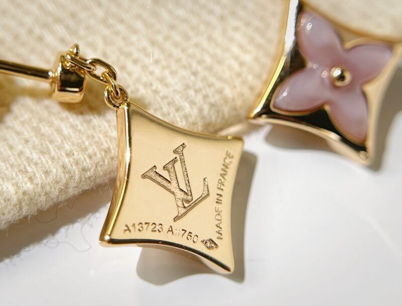 Louis Vuitton 路易威登 lv菱形贝母耳钉耳环 - Image 12