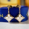 Louis Vuitton 路易威登 lv菱形贝母耳钉耳环