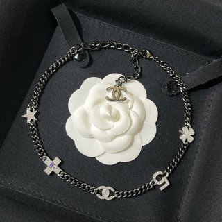 ☑️CHANEL香奈儿choker枪黑色颈链项链
