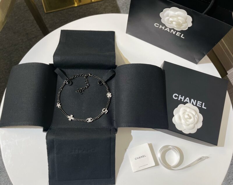 ☑️CHANEL香奈儿choker枪黑色颈链项链 - Image 2