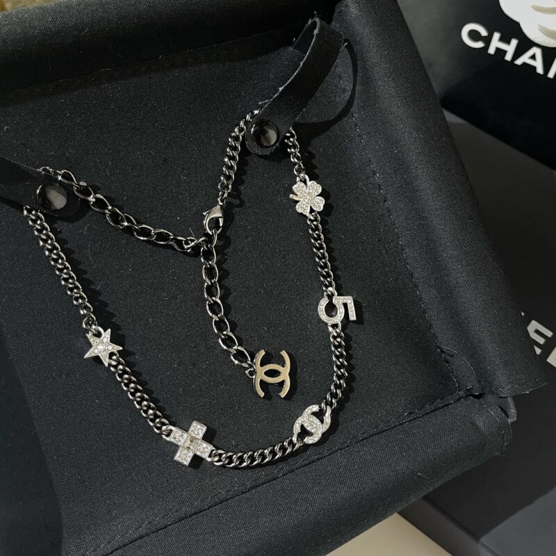 ☑️CHANEL香奈儿choker枪黑色颈链项链 - Image 5