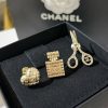 CHANEL香奈儿三件套 剪刀 香水瓶 桃心胸针