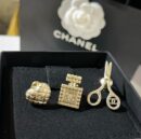 CHANEL香奈儿三件套 剪刀 香水瓶 桃心胸针