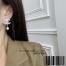 ☑️CHANEL香奈儿双c珍珠耳钉耳环
