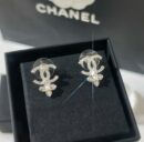 ☑️CHANEL香奈儿双c四叶草珍珠耳钉耳环