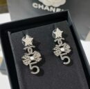 ☑️CHANEL香奈儿双c星星蝴蝶结5字耳钉耳环