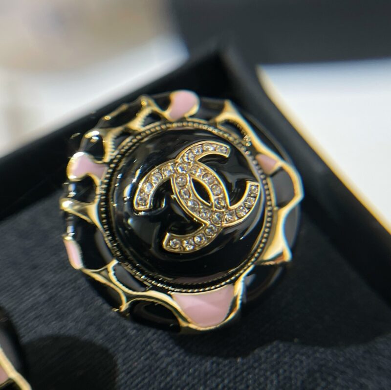 ☑️CHANEL香奈儿双c豹纹耳钉耳环 - Image 8