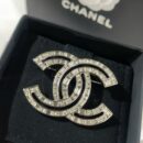 ☑️CHANEL香奈儿双c满钻胸针