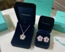 ☑️TIFFANY&Co.蒂芙尼四叶草红宝石项链 耳钉